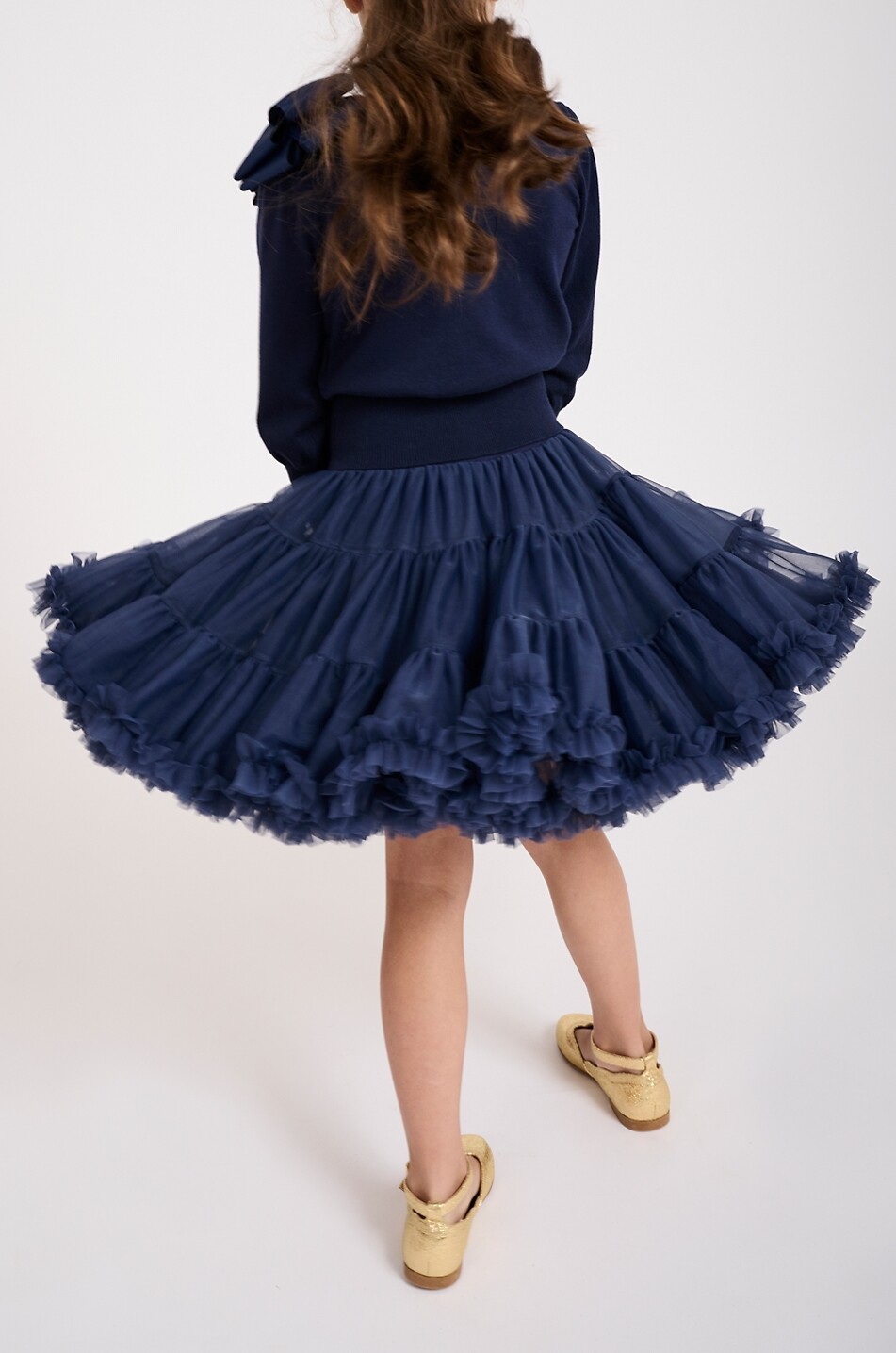 ANGEL'S FACE Pixie girls' short tulle tutu skirt Girl DARK BLUE 4