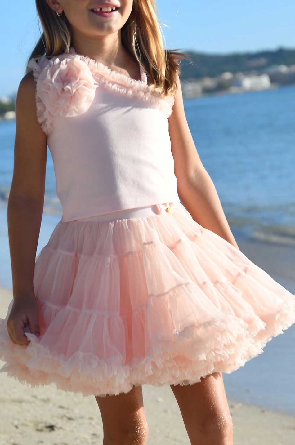 Jupe Midi Dolce & Gabbana Imprimée Majolique Blanche/rose – Taille 38, Occasion Très Bon état