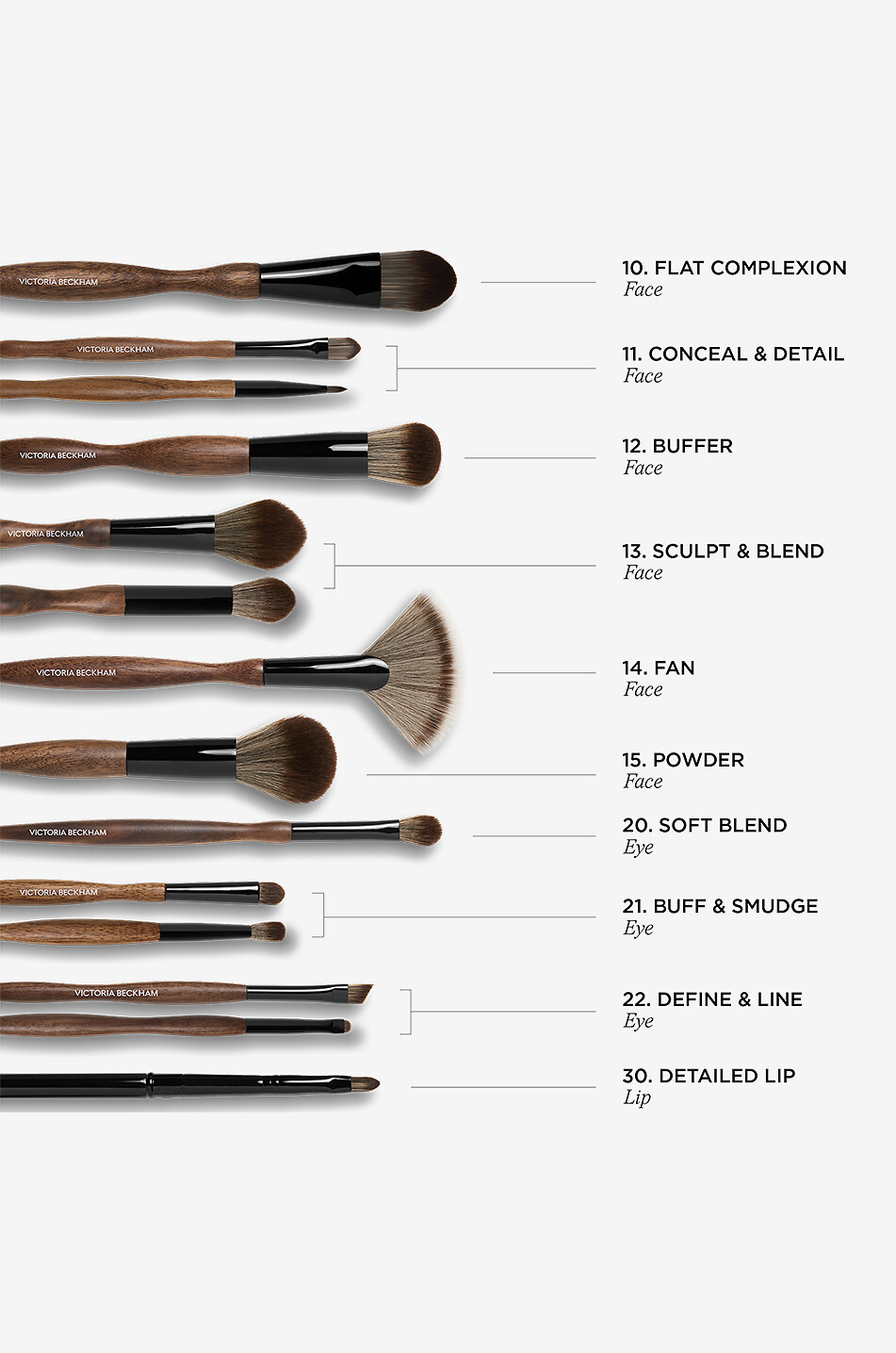 VICTORIA BECKHAM BEAUTY Brush Collection 10. Flat Complexion face make-up brush Unisex Colourless 2