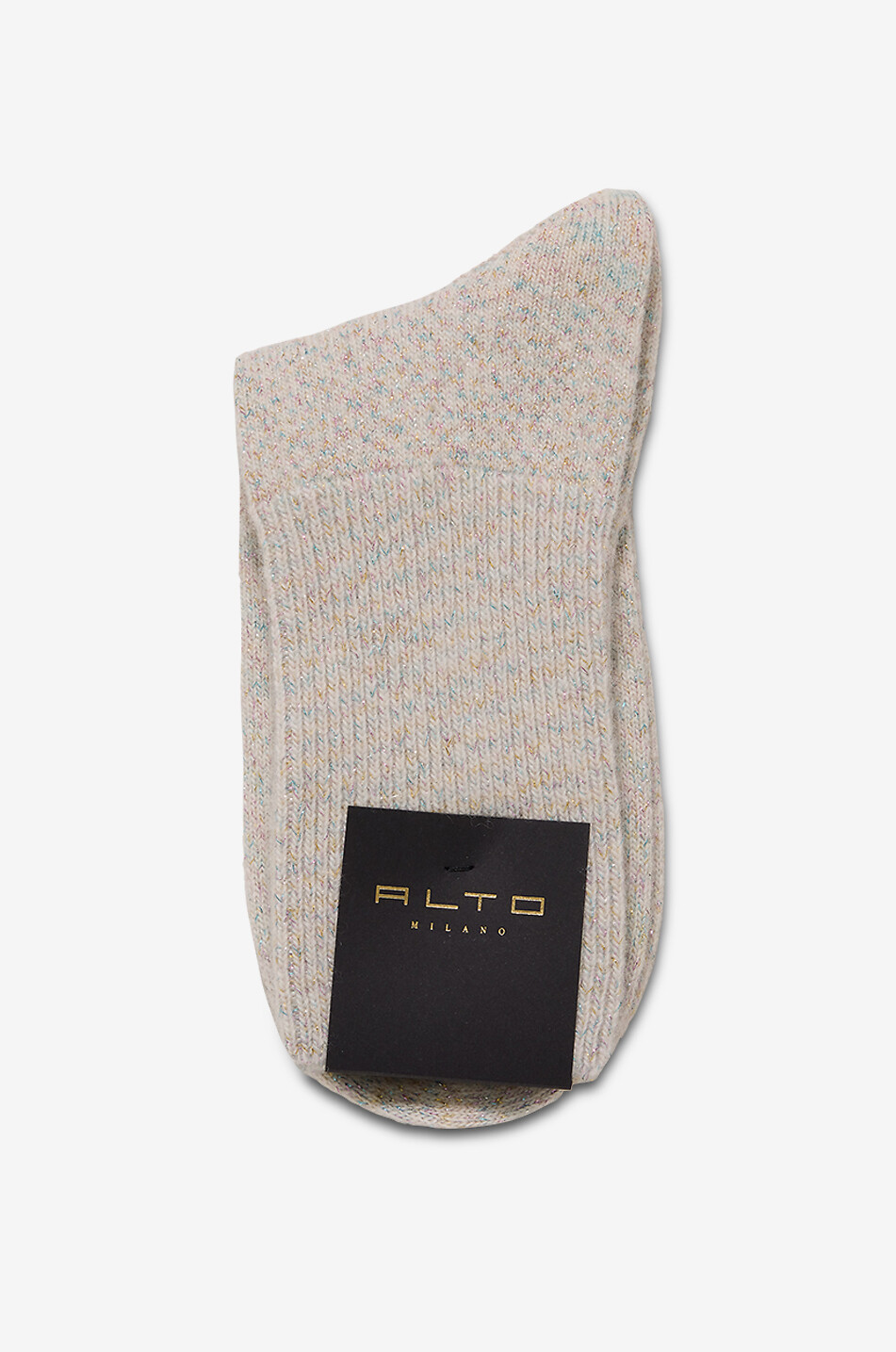 Chaussettes en cachemire mélangé et lurex Kaylie Short