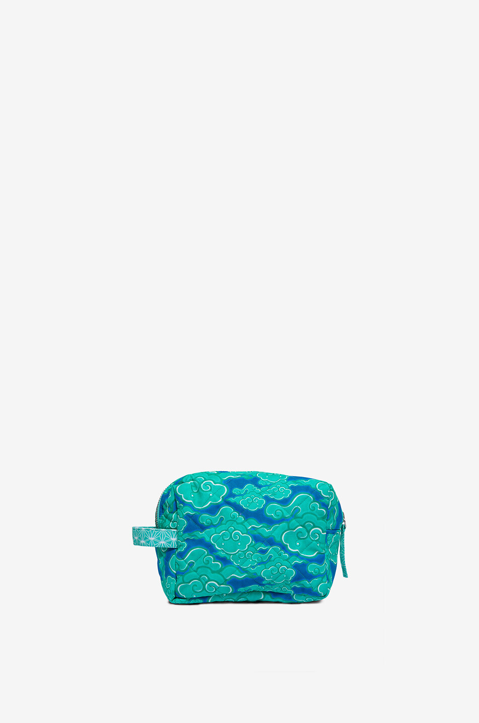KARMA ON THE ROCKS Pochette en tissu à motif fantaisie Kumo Small Femme VERT MOYEN 1