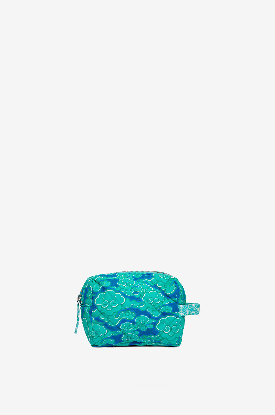 KARMA ON THE ROCKS Pochette en tissu à motif fantaisie Kumo Small Femme VERT MOYEN 3