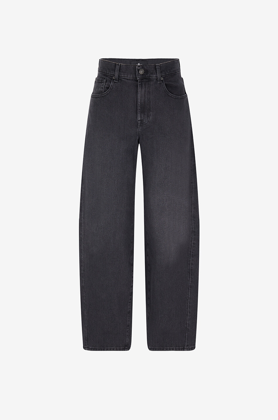 7 FOR ALL MANKIND Jean large en denim Twisted Bonnie Femme NOIR 1