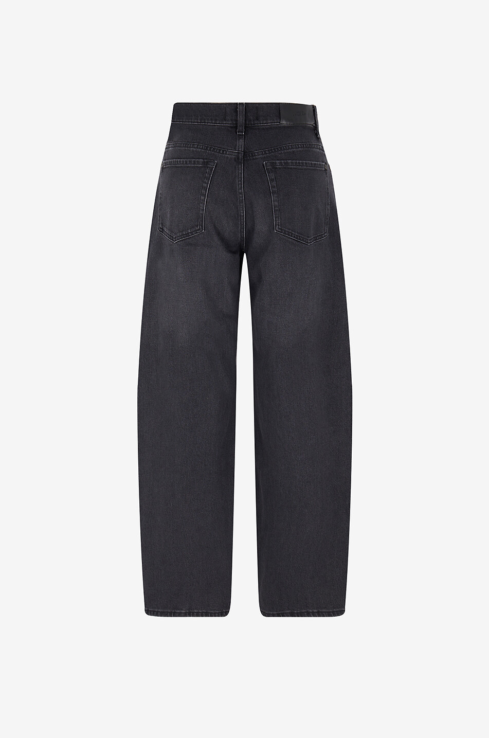 7 FOR ALL MANKIND Jean large en denim Twisted Bonnie Femme NOIR 2