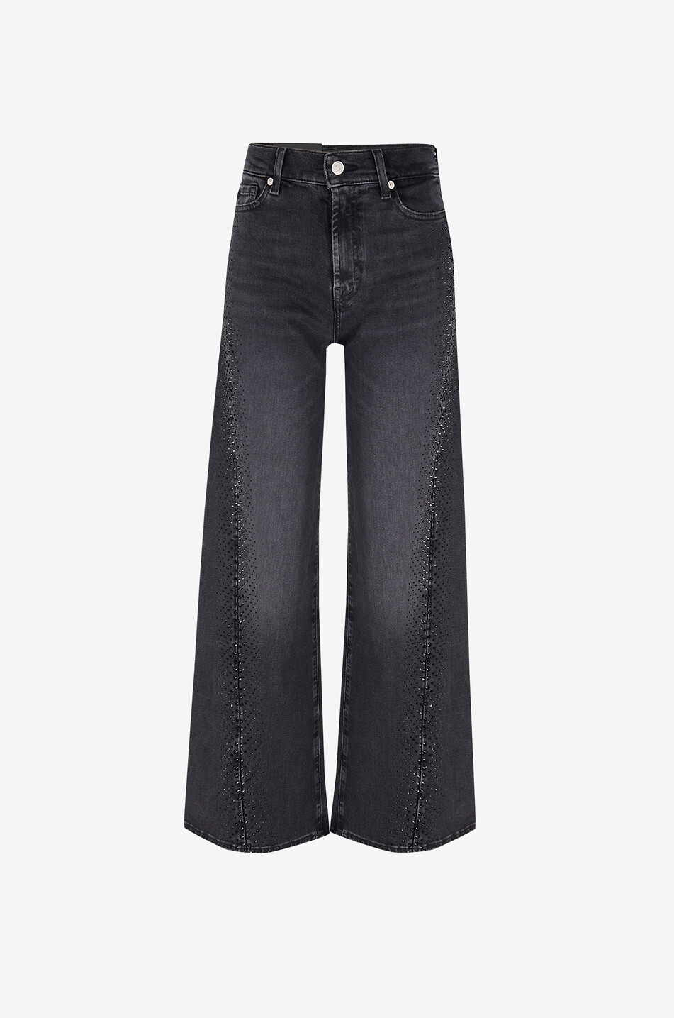Weite Jeans mit Strasssteinen Twisted Lotta