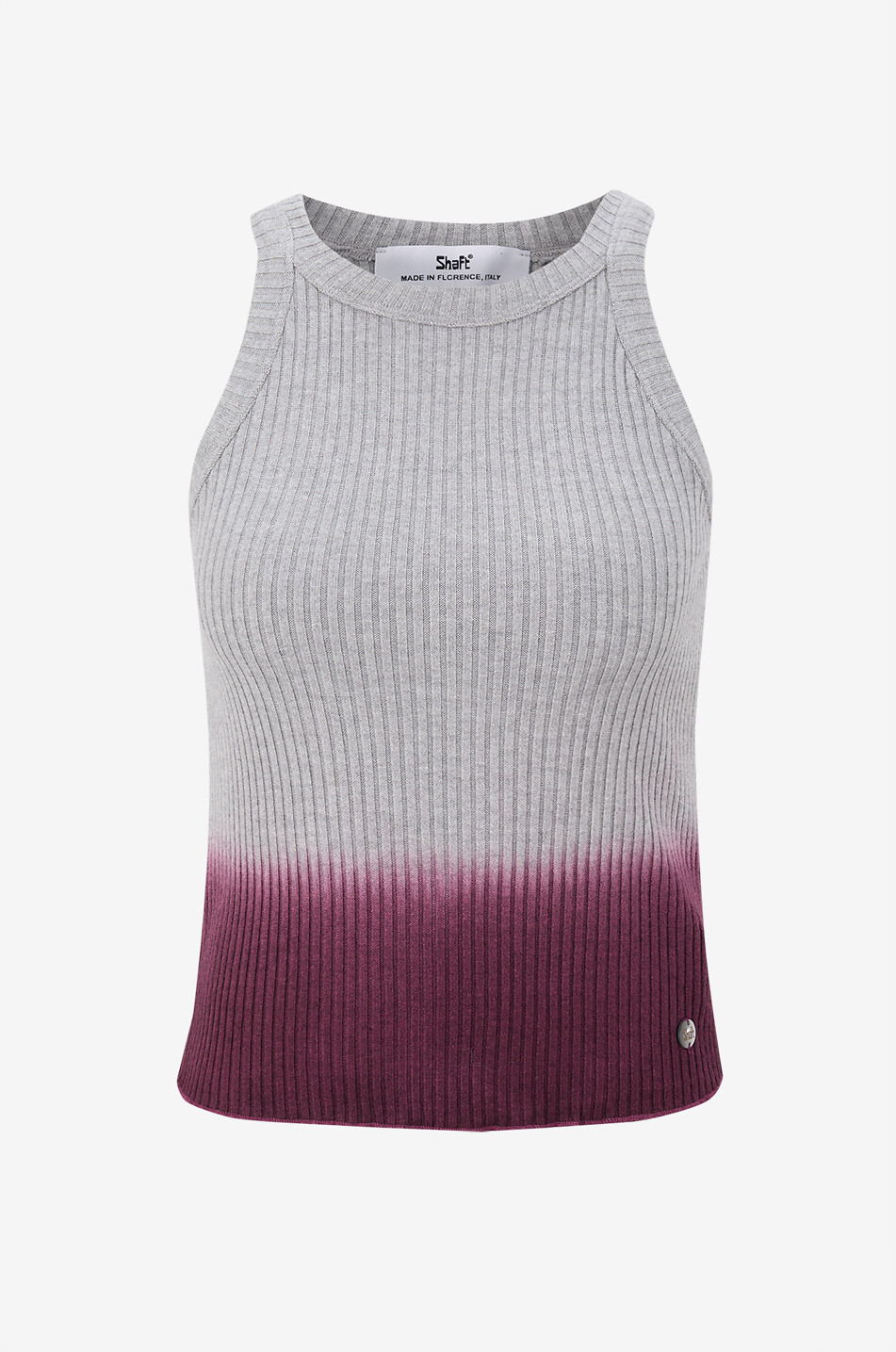 SHAFT Top à col rond en jersey tie and dye Femme ROUGE FONCÉ 1