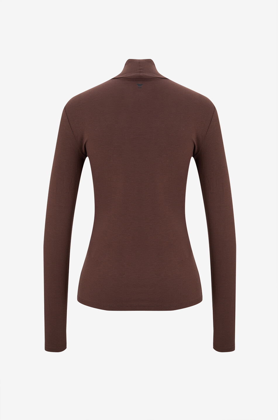 WEEKEND MAX MARA Top à col roulé en jersey Multif Femme MARRON FONCÉ 2