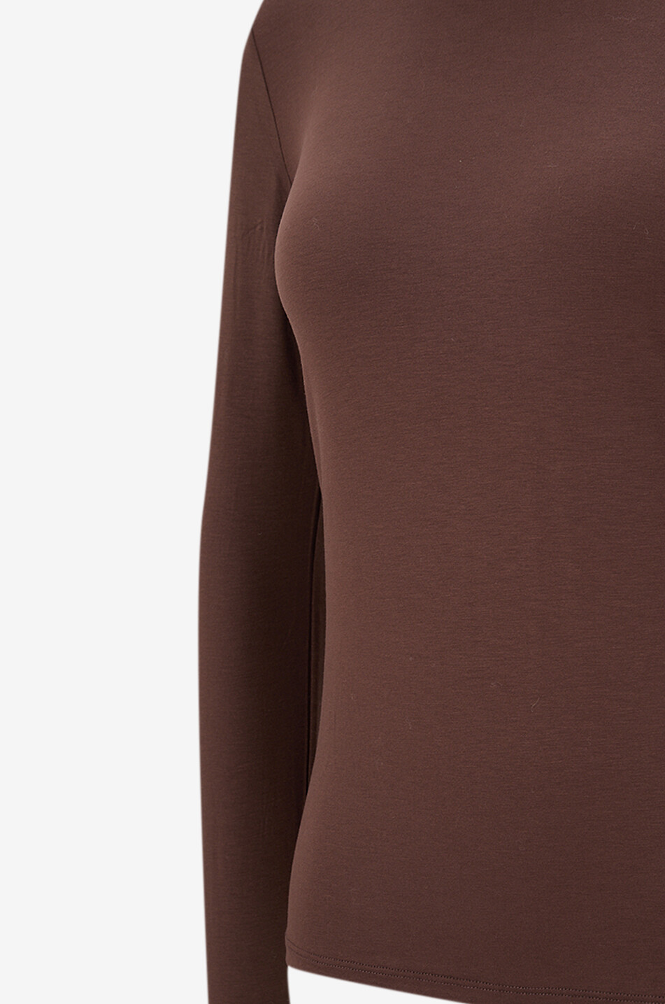 WEEKEND MAX MARA Top à col roulé en jersey Multif Femme MARRON FONCÉ 3