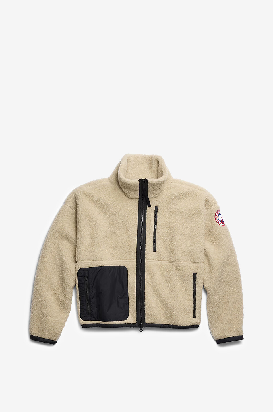 Simcoe short fleece high-neck jacket