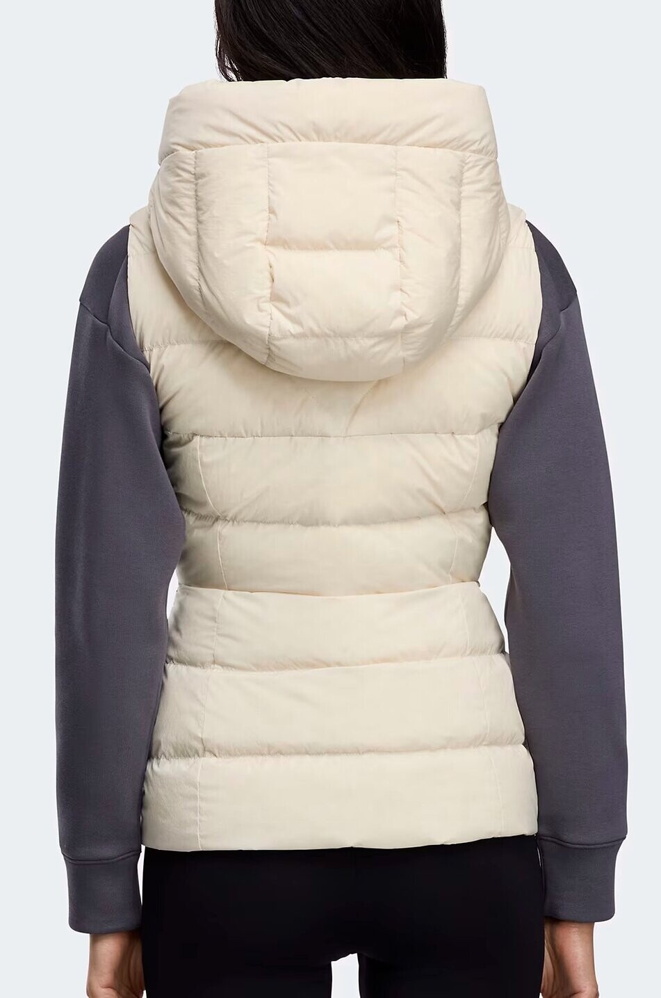 CANADA GOOSE Doudoune sans manches matelassée à col montant Clair Femme BLANC CASSE 7