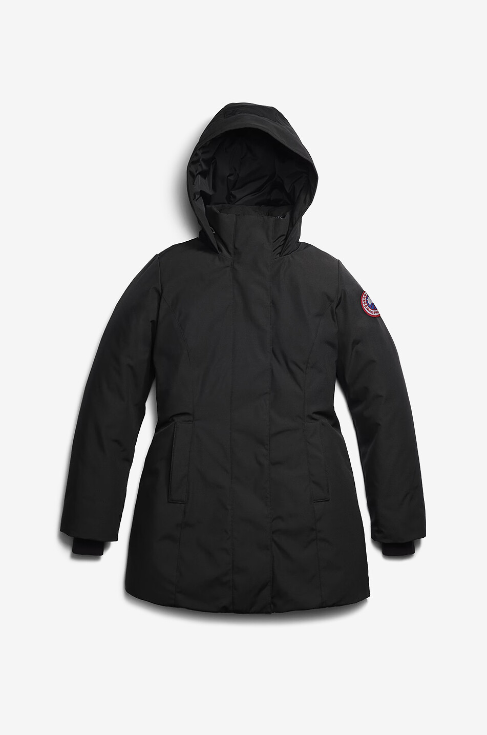 CANADA GOOSE Technische Mittellange Parka Leslie Damen SCHWARZ 1