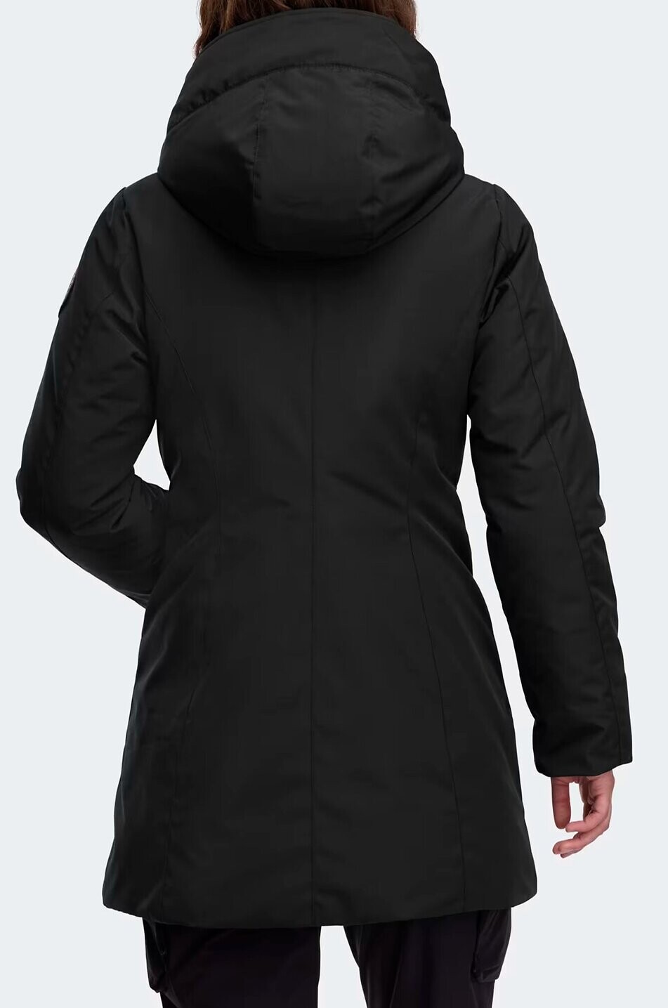 CANADA GOOSE Technische Mittellange Parka Leslie Damen SCHWARZ 7