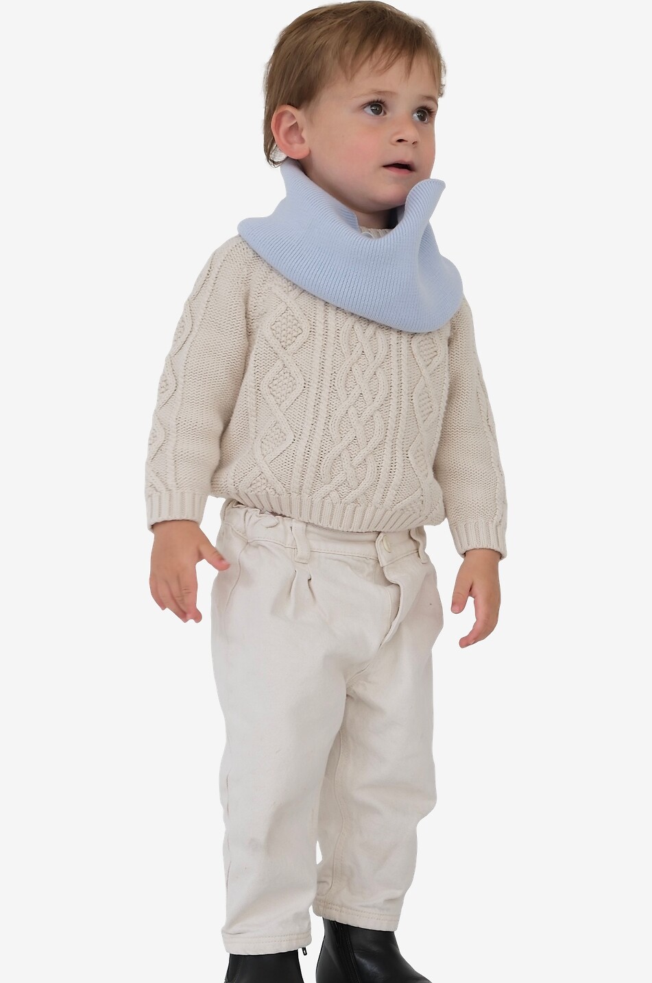 JOLI NOUS Girl's knit neck warmer Girl LIGHT BLUE 2