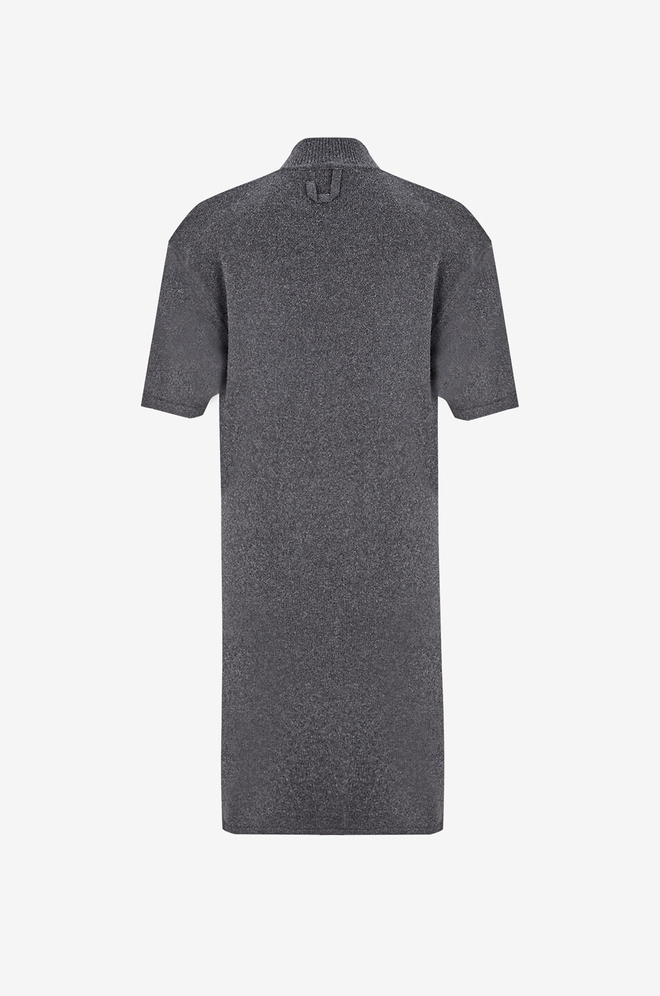 JACQUEMUS Short Castagna high-neck knit dress Women DARK GREY 2