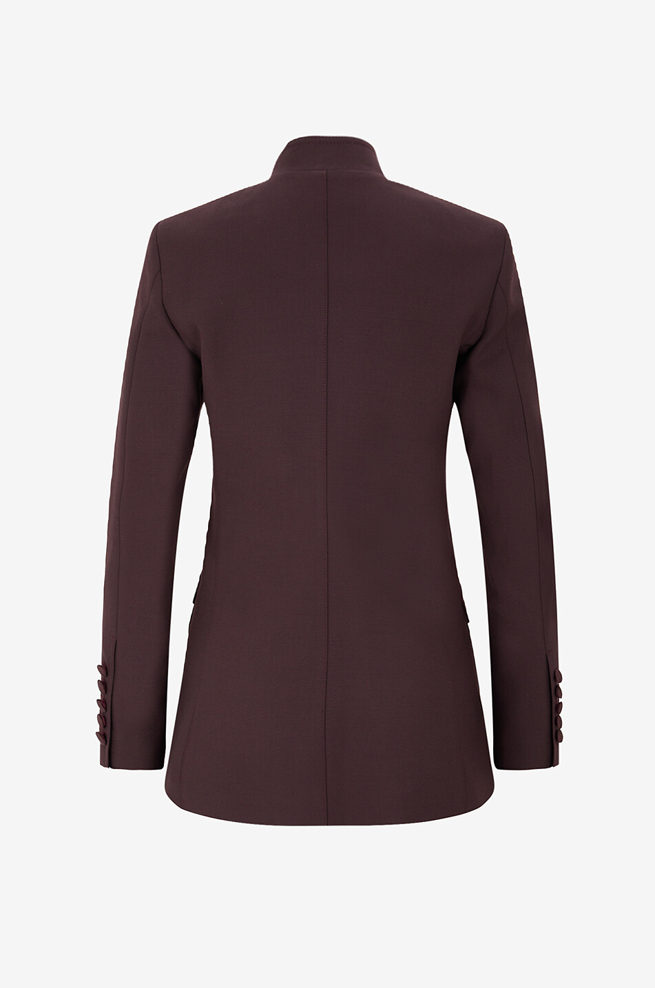 LIBEROWE Lightweight mandarin collar Raja jacket Women DARK RED 2