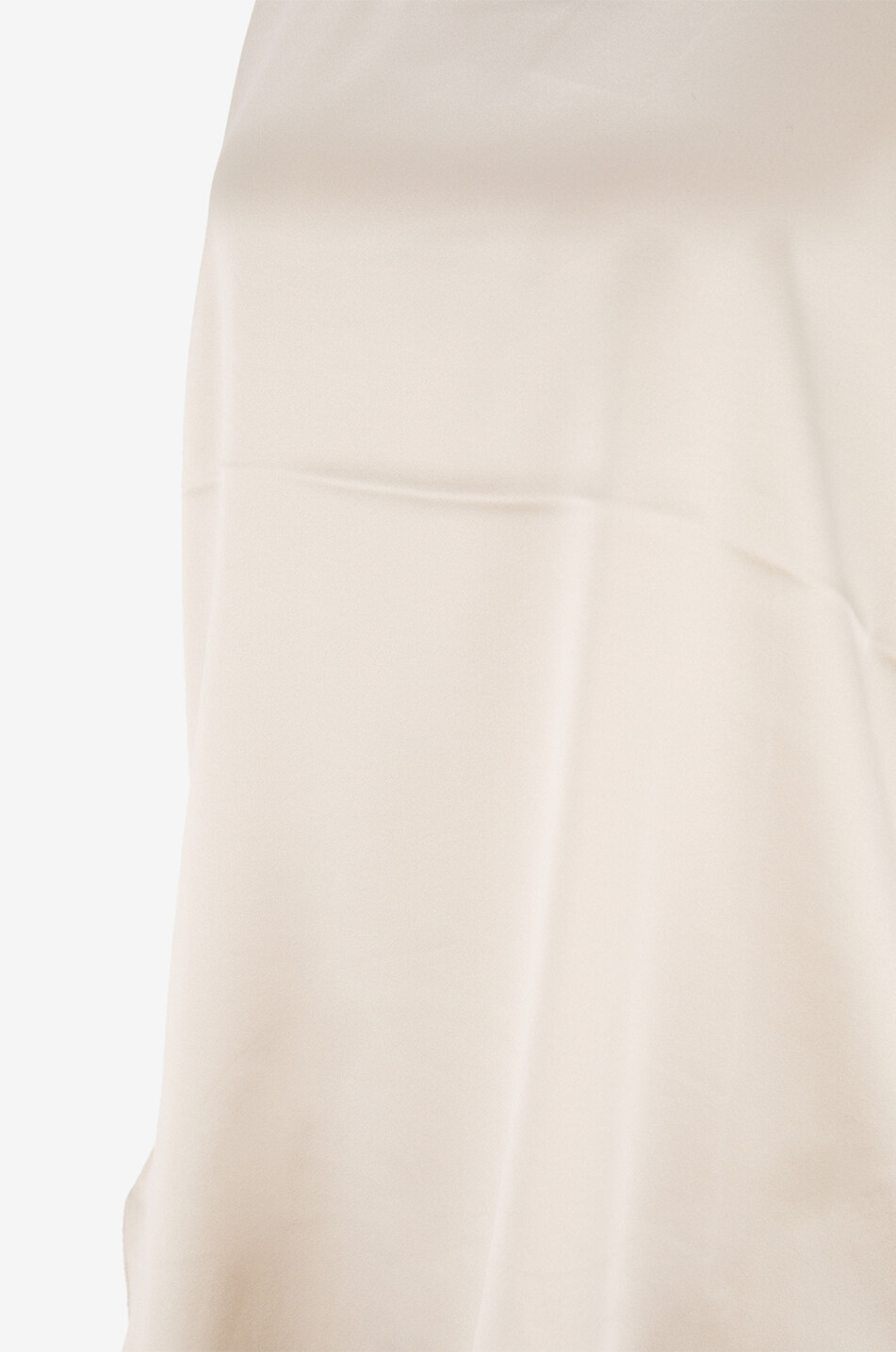 BONGÉNIE Top sans manches en satin de soie à col rond Femme BEIGE 3