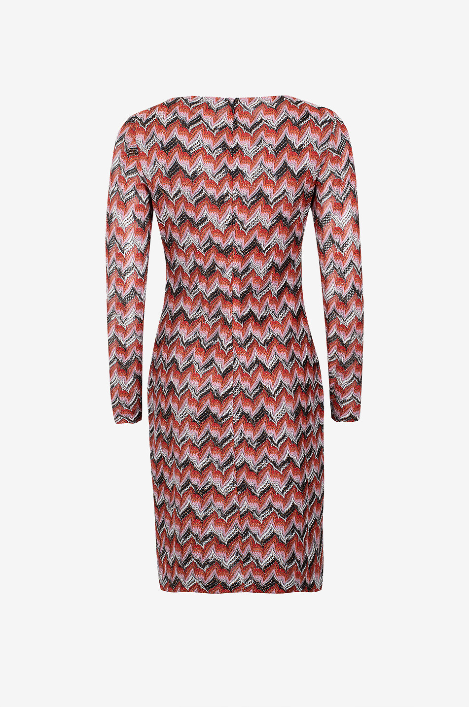 MISSONI Glittering raschel lace knit boat-neck midi dress Women RED 2