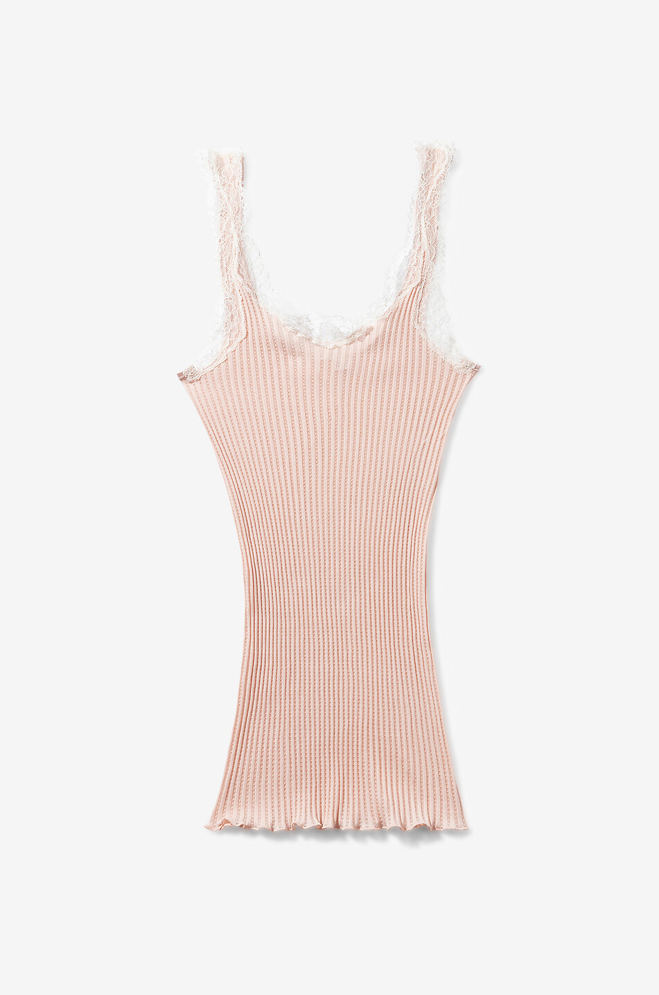 ZIMMERLI Tanktop aus Jersey und Spitze Maude Privé Damen ROSA 5