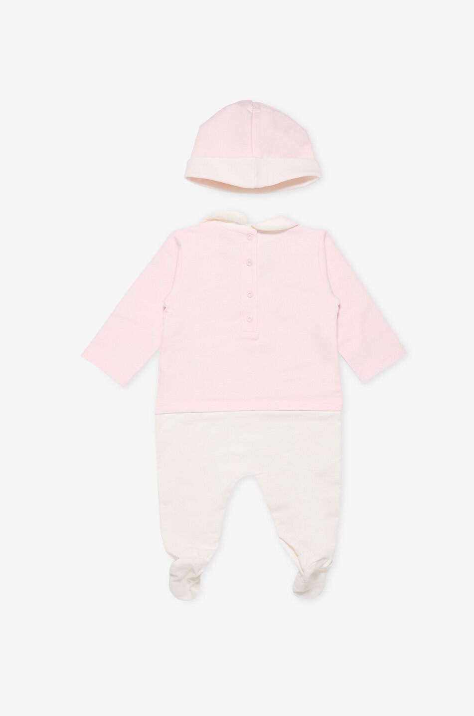 FENDI Dreiteiliges Geschenkset aus Jersey für Babys FENDI ROMA 1925 Baby ROSA 2