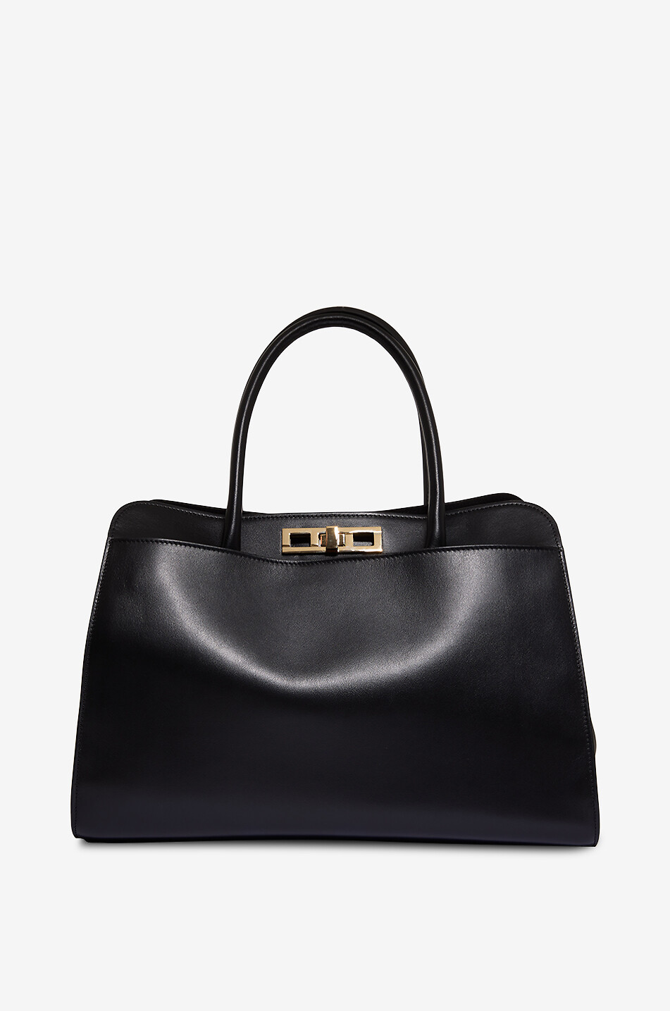 FABIANA FILIPPI Glattlederhandtasche Trapeze Large Damen SCHWARZ 1