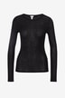 Top à col rond en jersey Wool & Silk