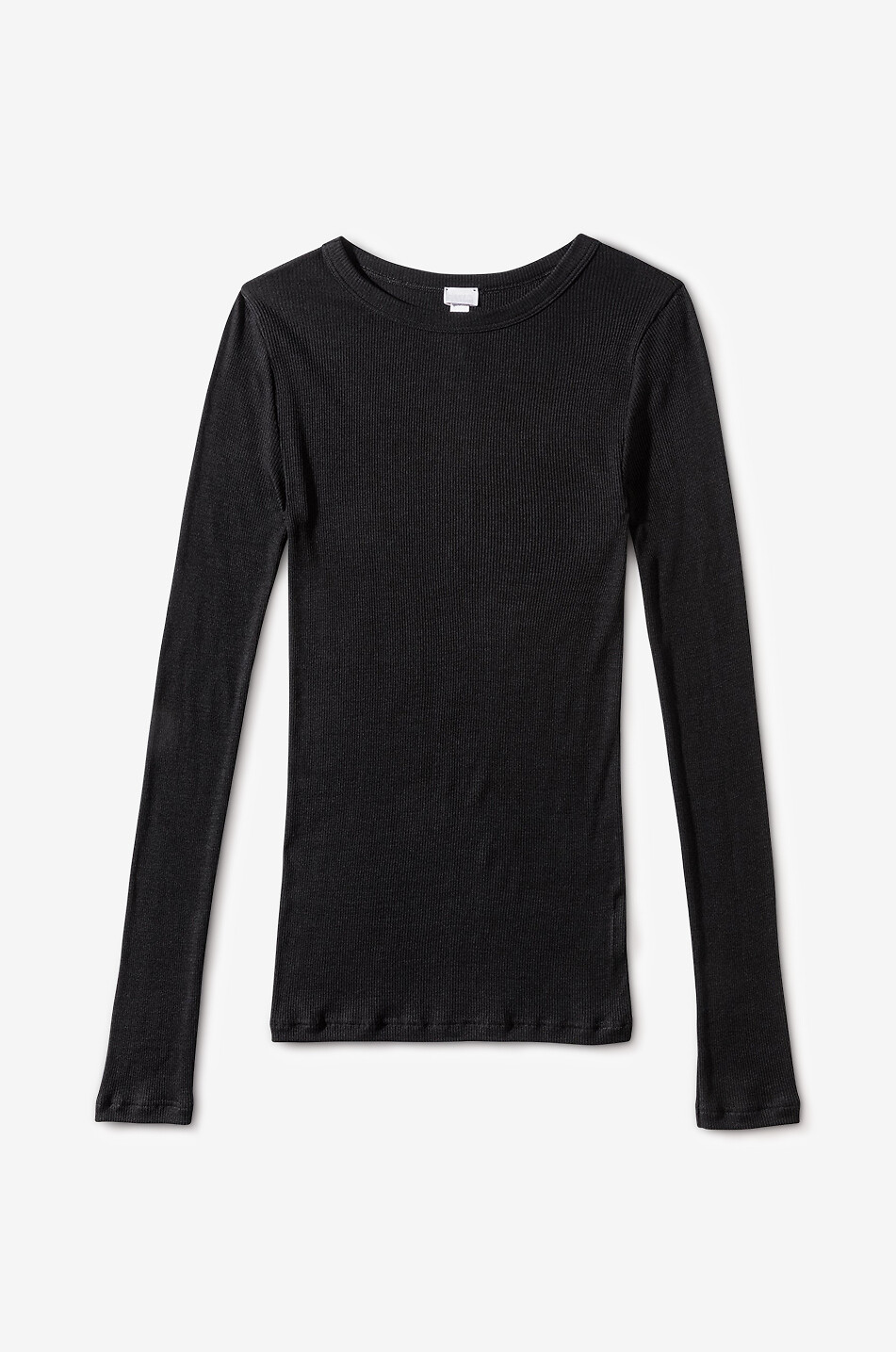 ZIMMERLI Top à col rond en jersey Wool & Silk Femme NOIR 4