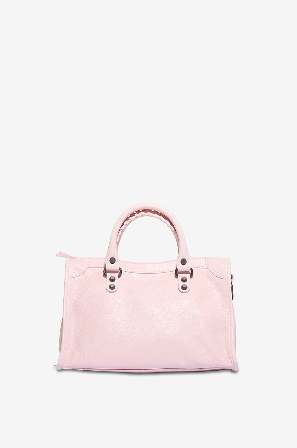 BALENCIAGA Sac à main en cuir arena Le City S Femme ROSE CLAIR 3