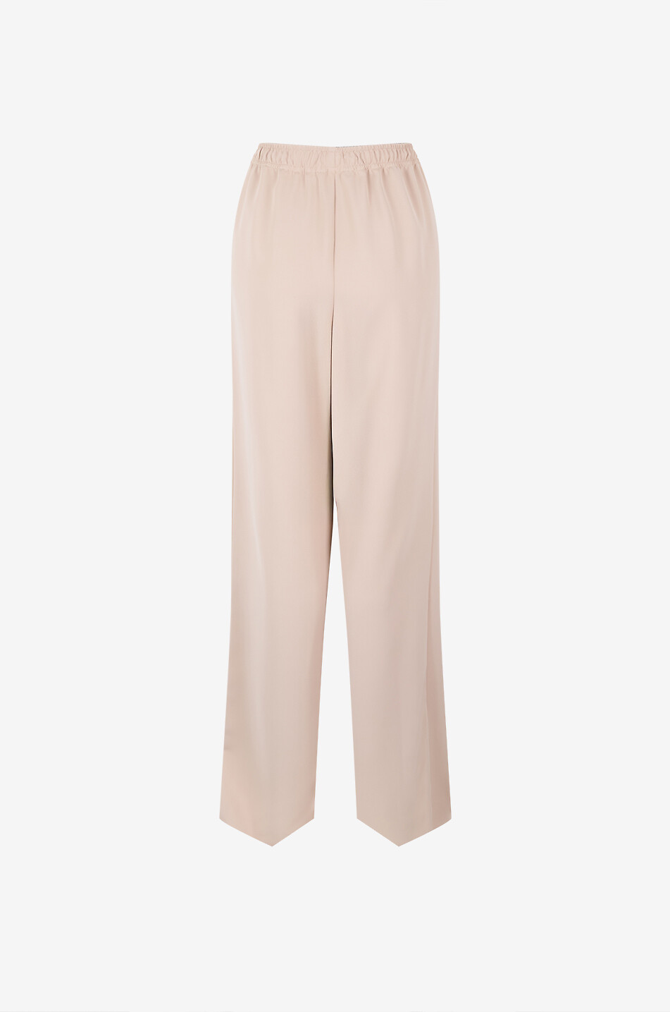 ERMANNO SCERVINO Fluid wide-leg cady trousers Women BROWN 2