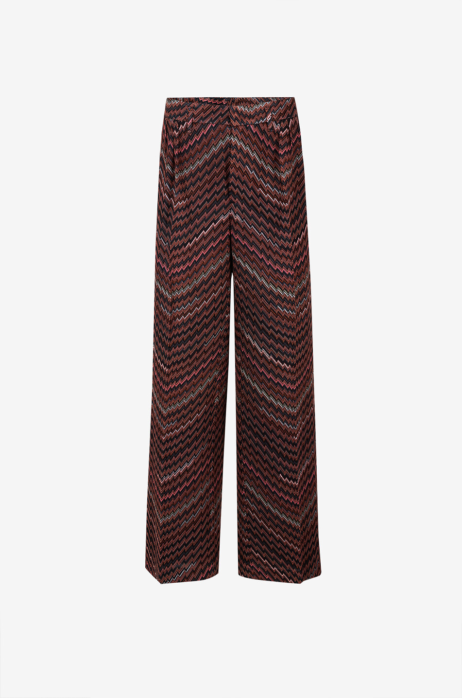 MISSONI Pantalon tailleur en maille zigzag Caperdoni Femme MARRON 1
