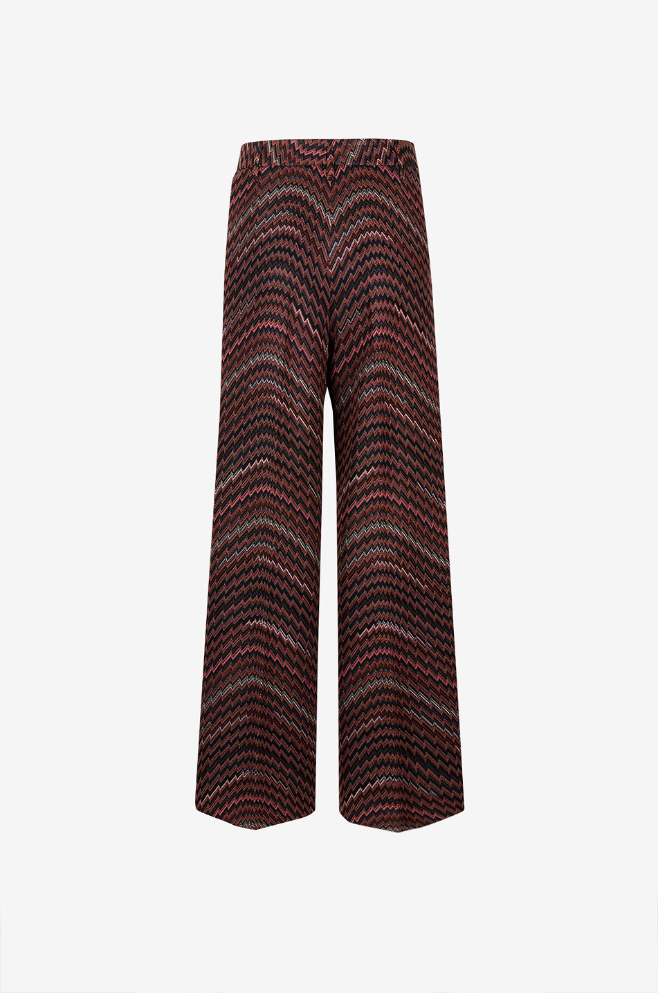 MISSONI Pantalon tailleur en maille zigzag Caperdoni Femme MARRON 2