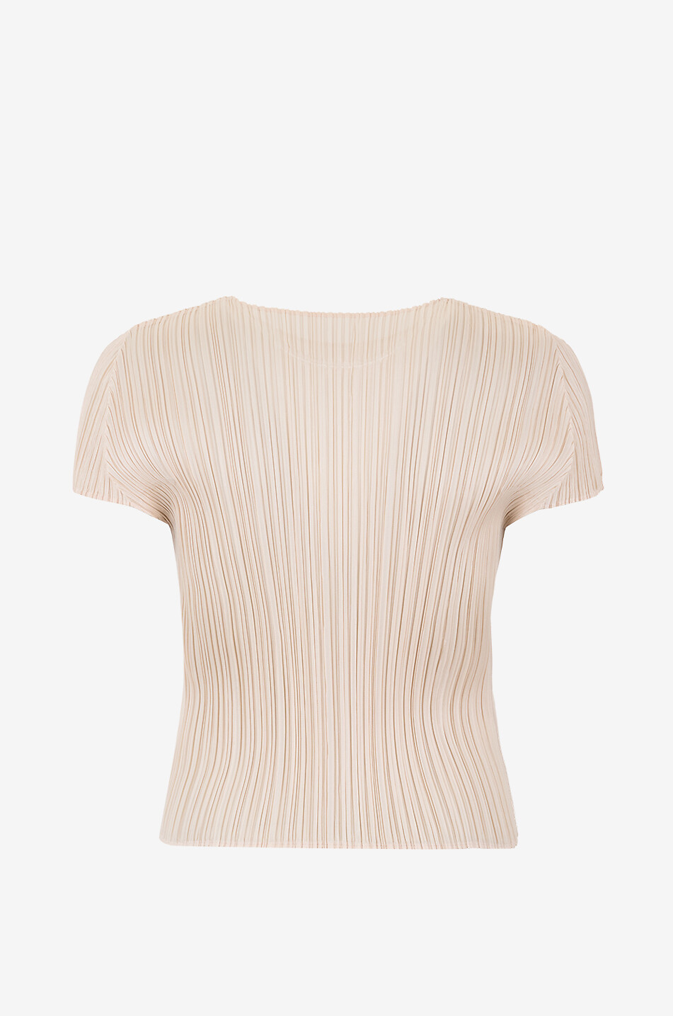 PLEATS PLEASE Top plissé à manches courtes Monthly Colors: July Femme Beige clair 2