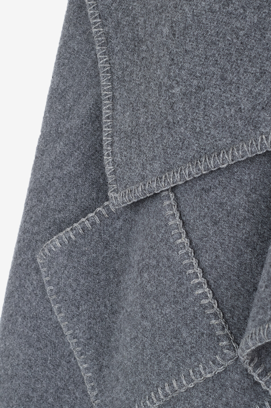 FABIANA FILIPPI Cape with double knit stole Women GREY 3