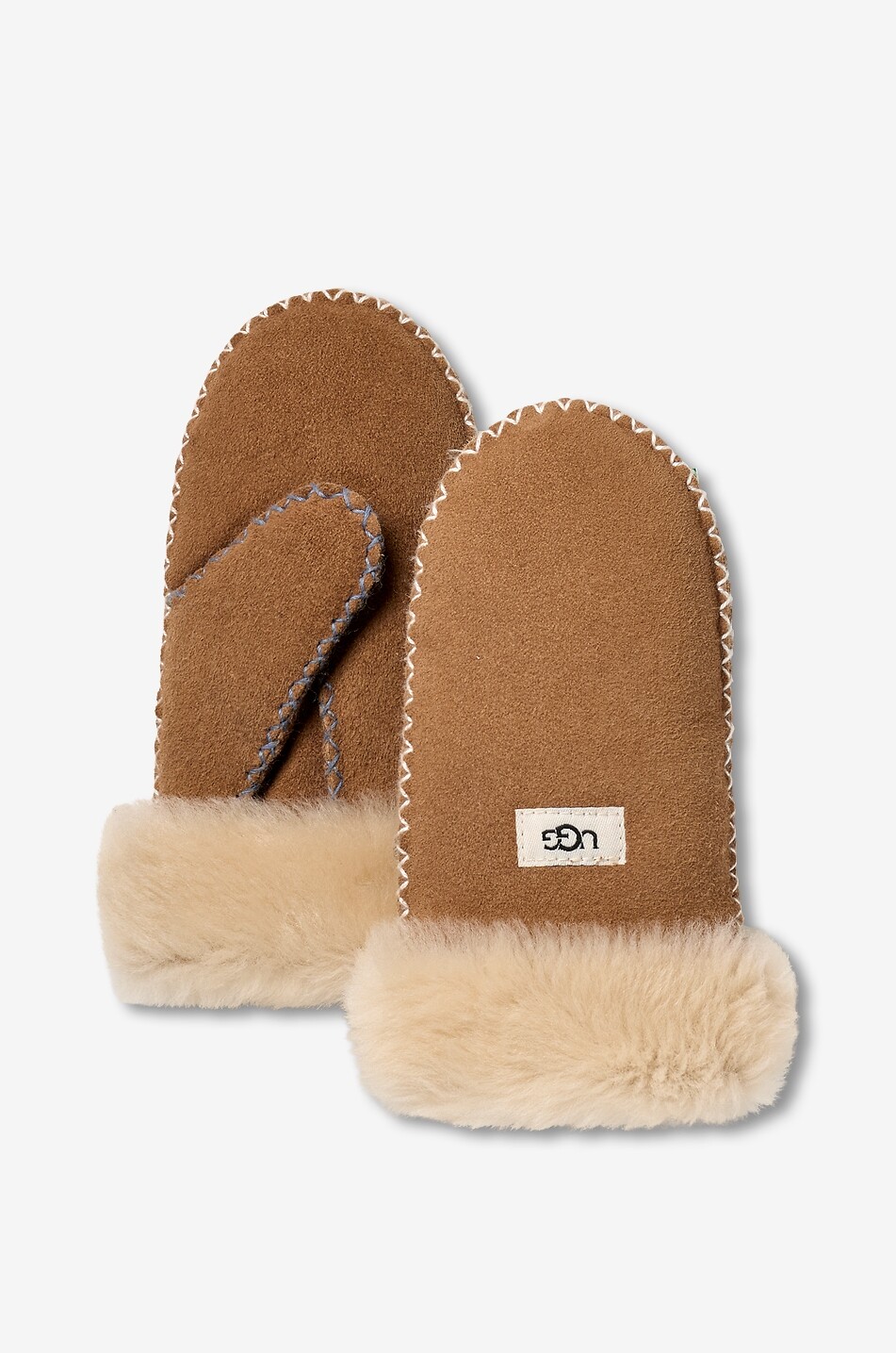 UGG Shearling children's mittens Unisex CAMEL 1