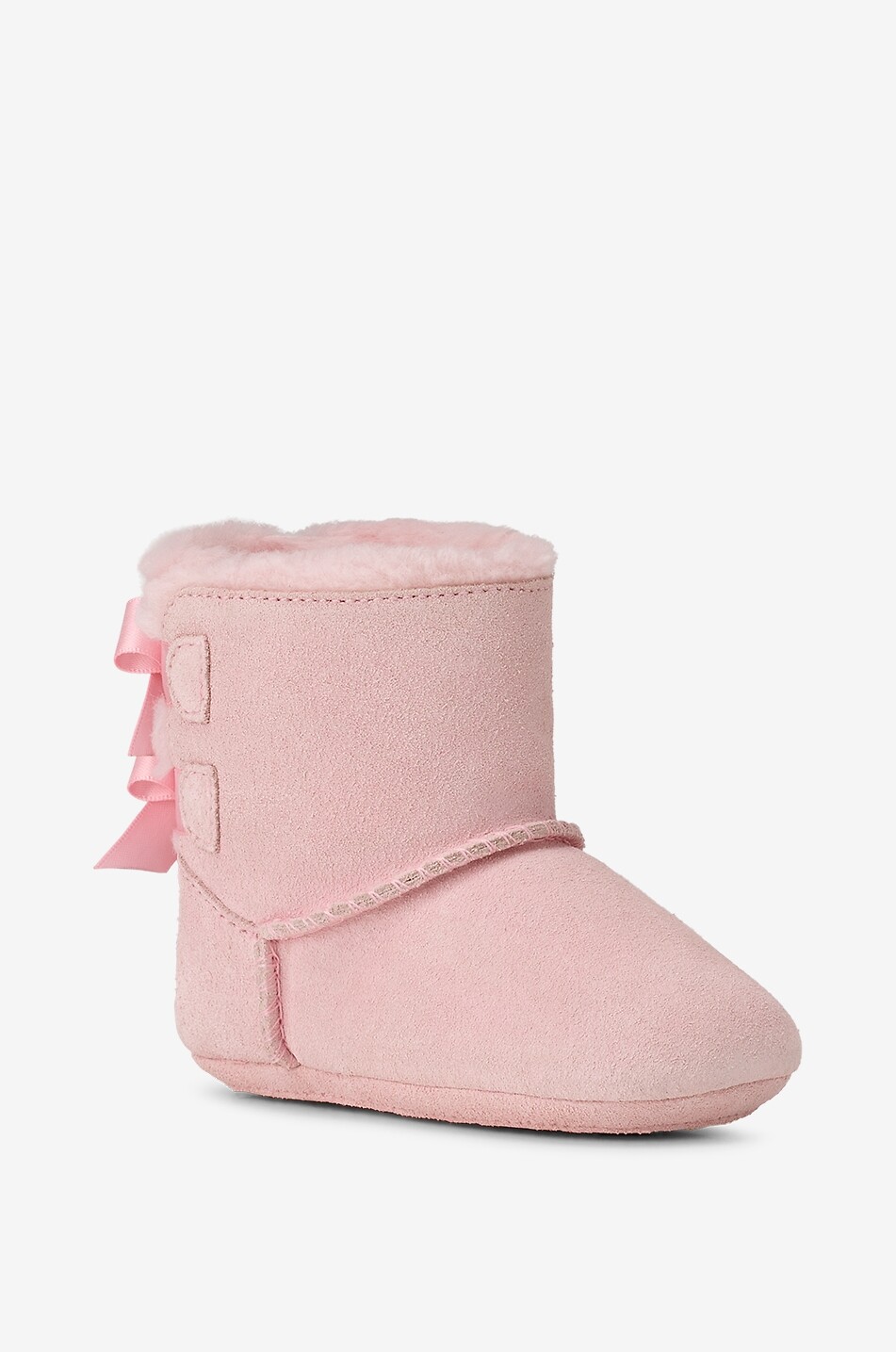 UGG Bottines en daim à noeud bébé Bailey Bow Bébé ROSE 1
