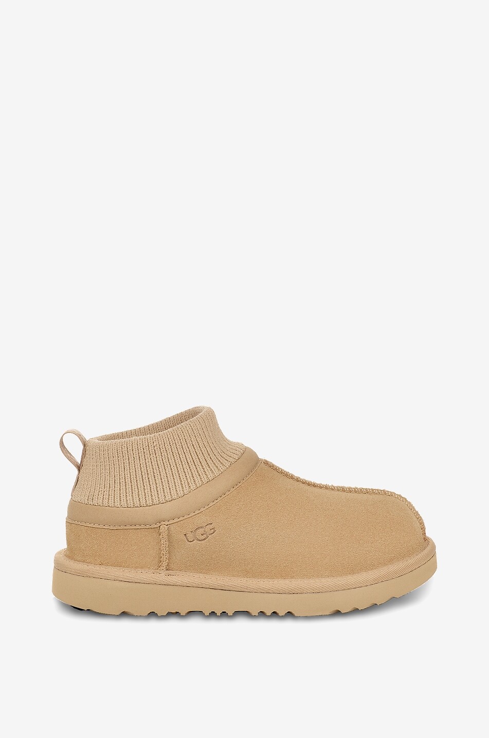 UGG Bottines en daim à tige stretch enfant Classic Ultra Mini Unisexe BEIGE 2
