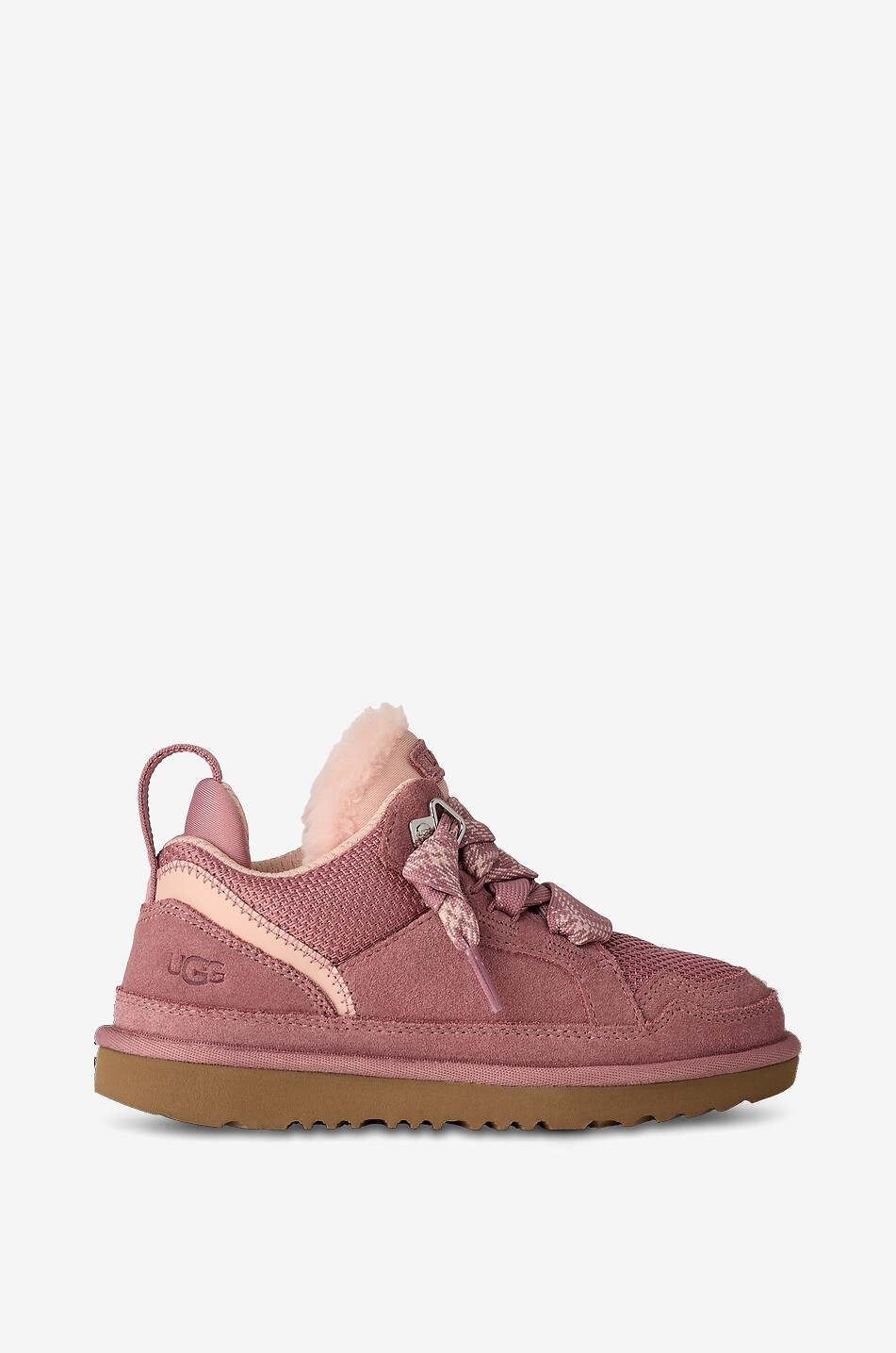UGG Lowmel girl's suede low-top trainers Girl PINK 2