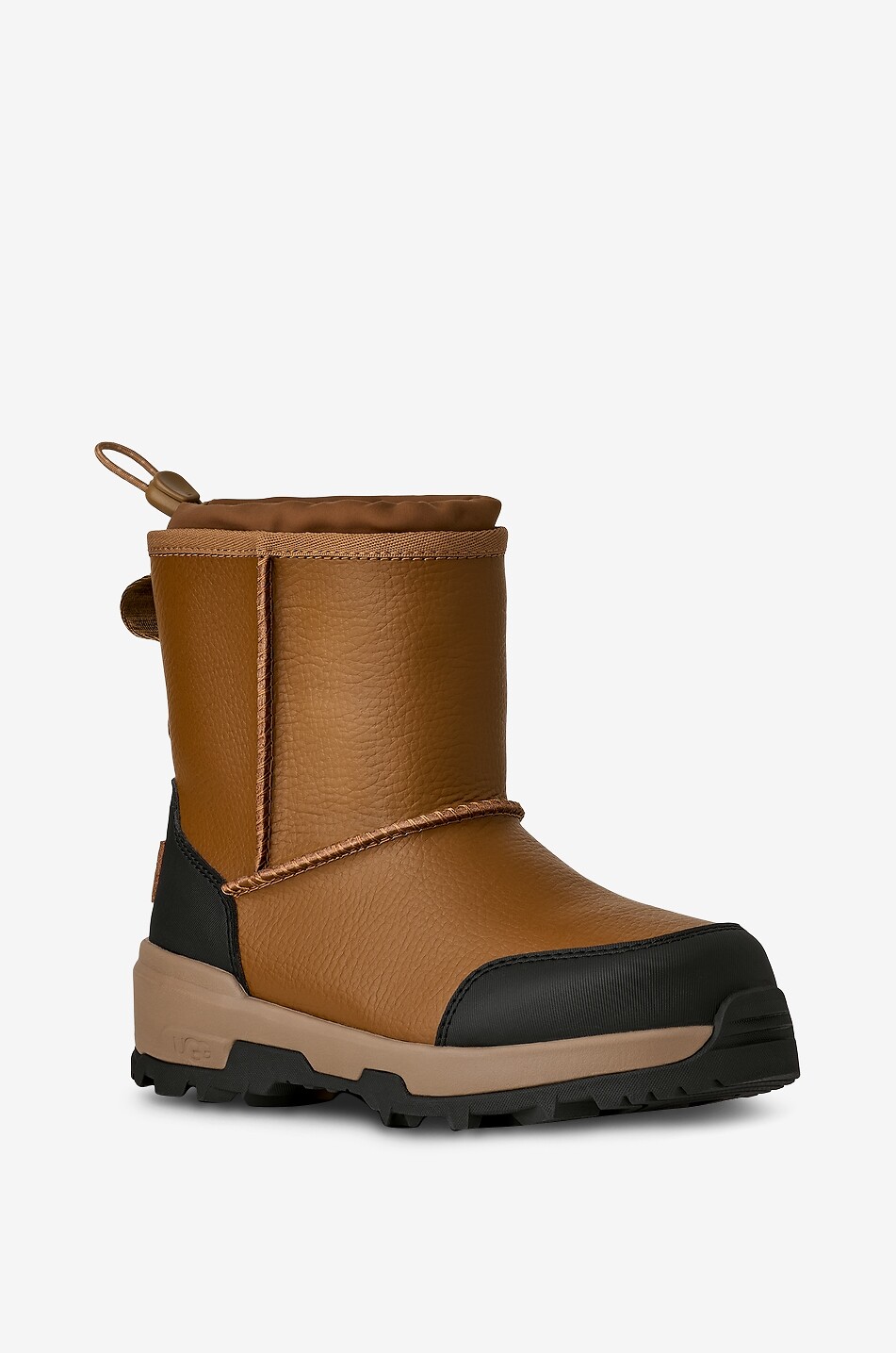 UGG Adirondack XXV grain leather pull-on boys' boots Boy CAMEL 1