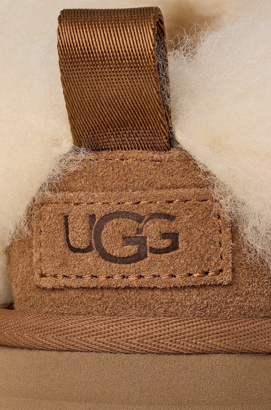 UGG Chaussons en daim Tazzelle Femme MARRON CLAIR 5