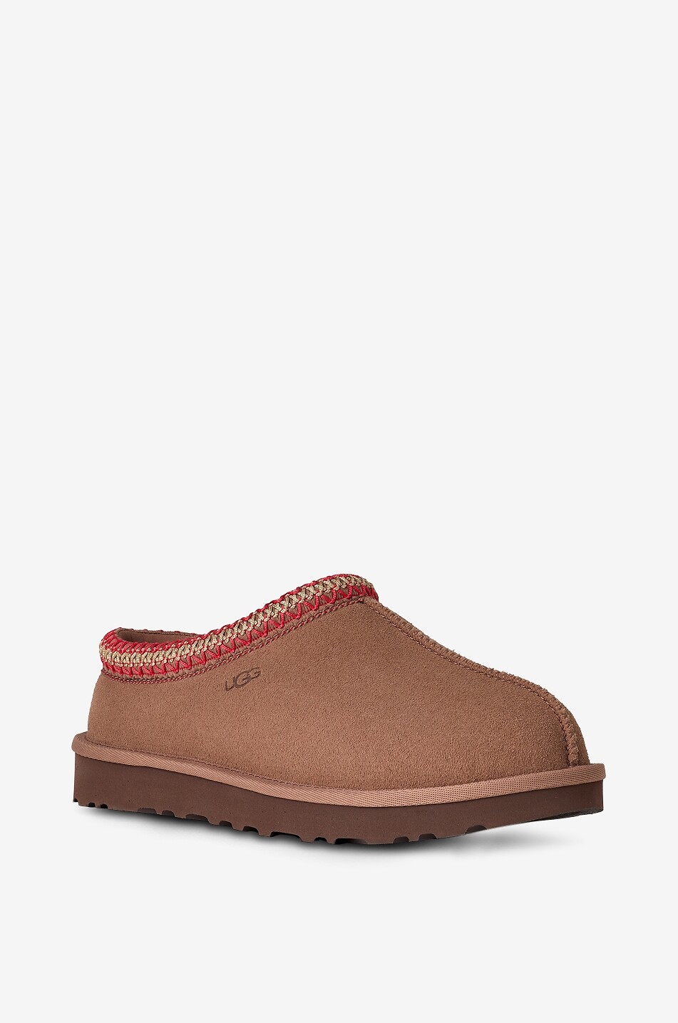 UGG Chaussons en daim brodé Tasman II Femme MARRON CLAIR 1
