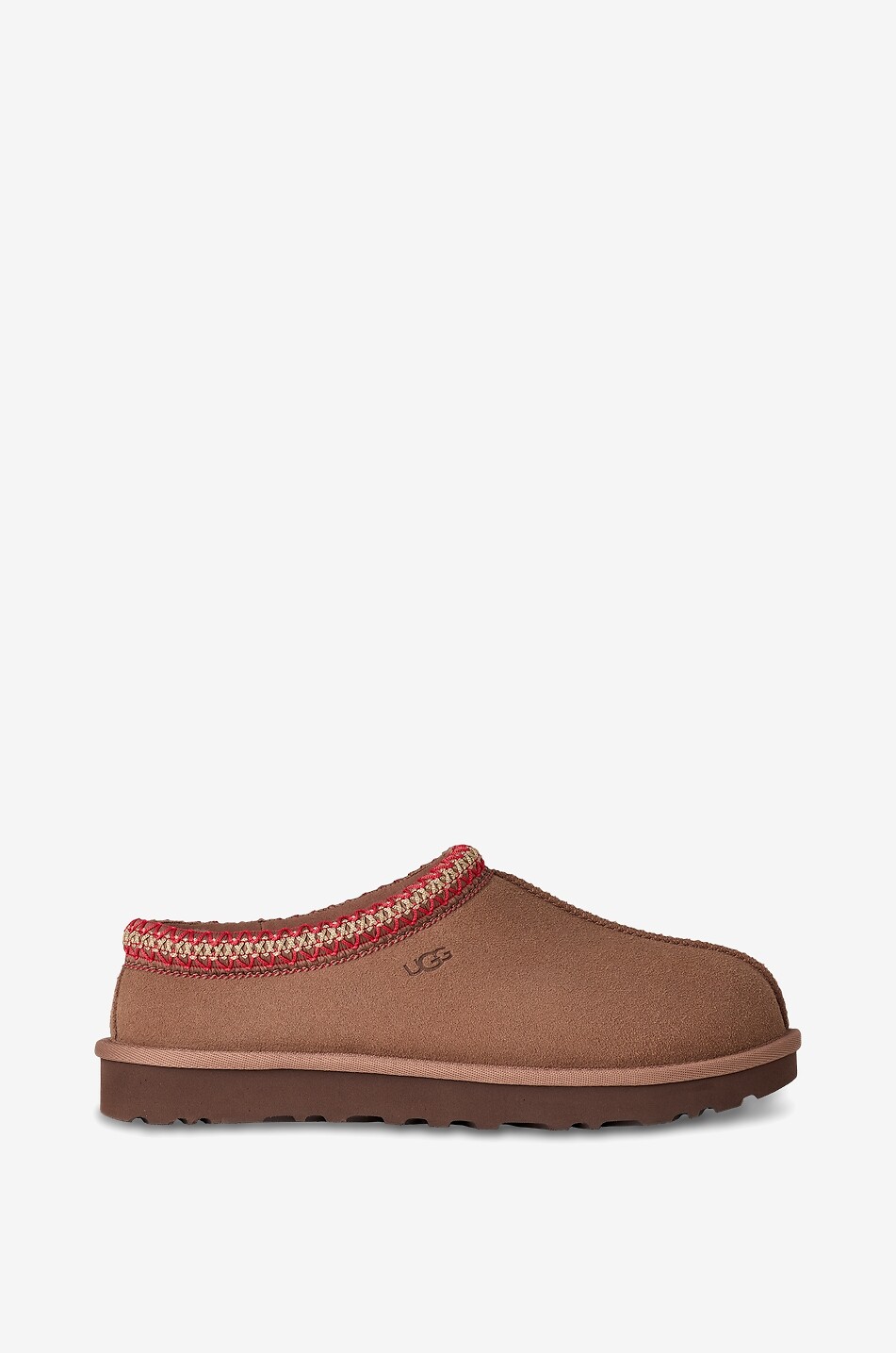 UGG Chaussons en daim brodé Tasman II Femme MARRON CLAIR 2