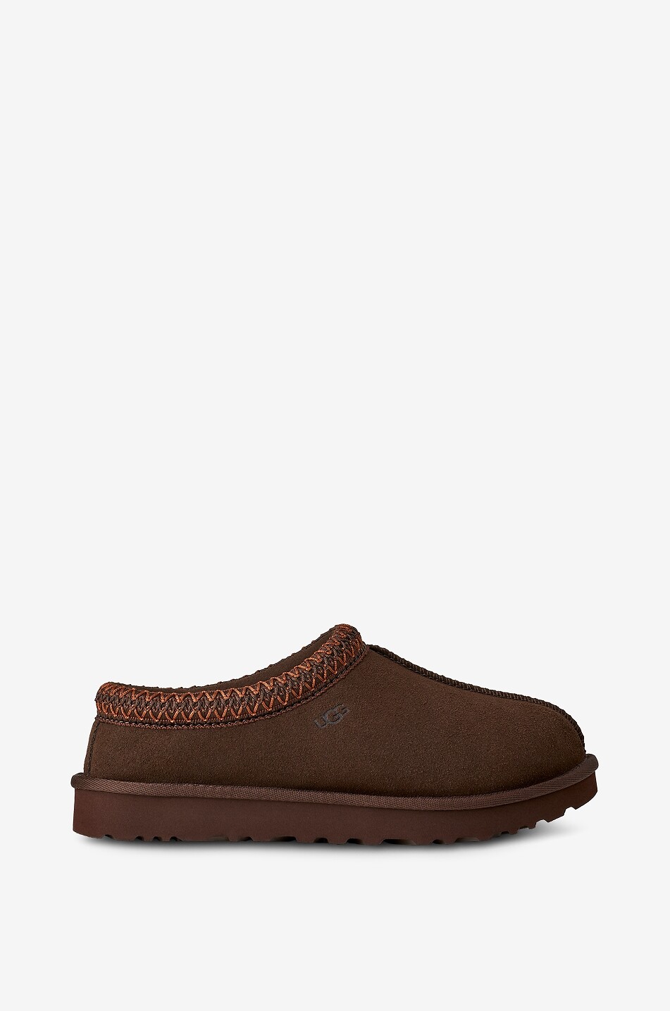 UGG Handgefertigte Hausschuhe aus besticktem Wildleder Tasman II Damen DUNKELBRAUN 2