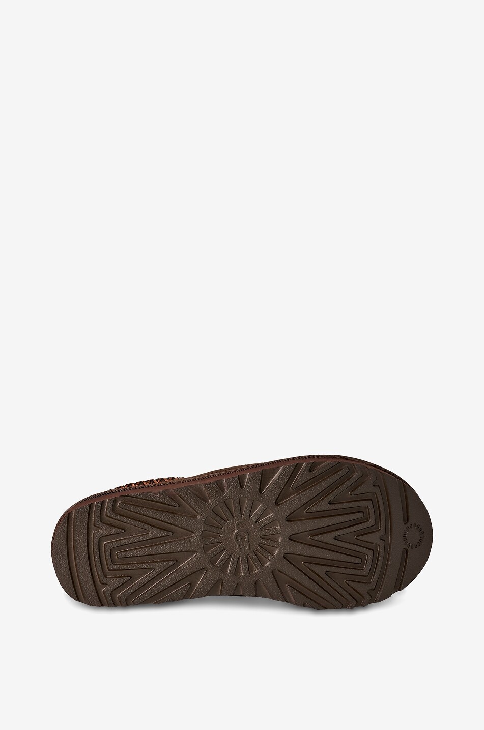 UGG Handgefertigte Hausschuhe aus besticktem Wildleder Tasman II Damen DUNKELBRAUN 6