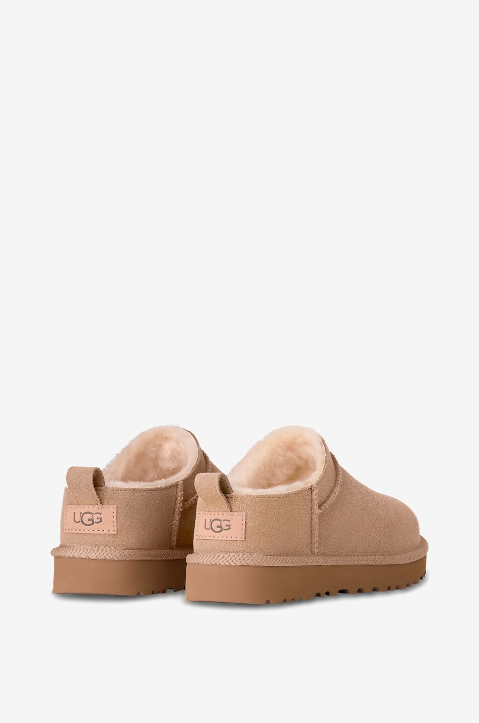 UGG Chaussons en daim Classic Micro Femme Beige clair 5