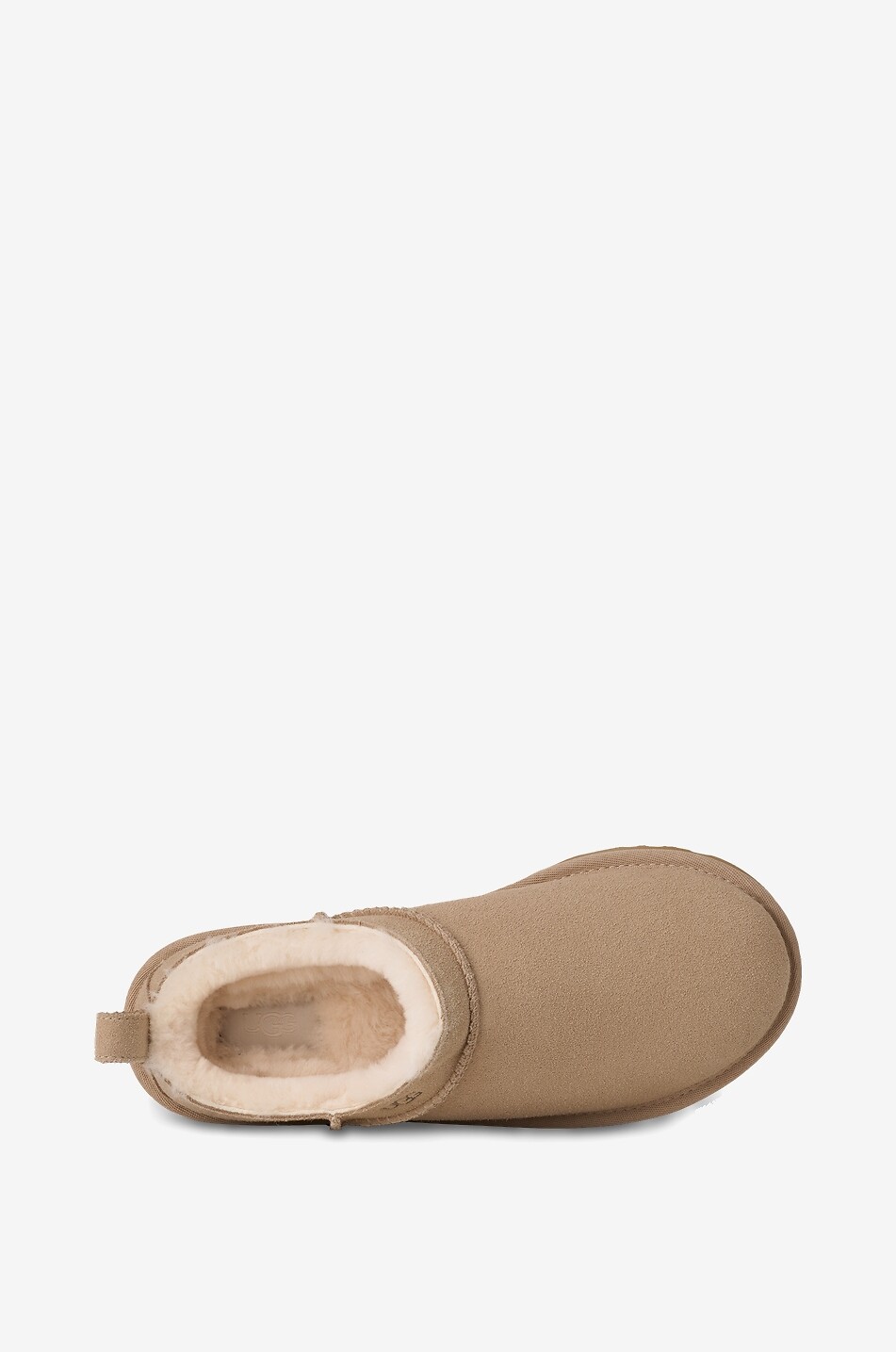 UGG Chaussons en daim Classic Micro Femme Beige clair 7