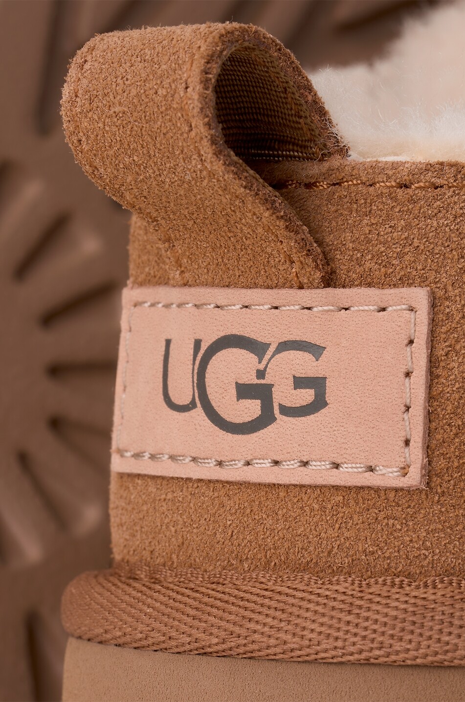 UGG Wildleder-Hausschuhe Classic Micro Damen HELLBRAUN 8