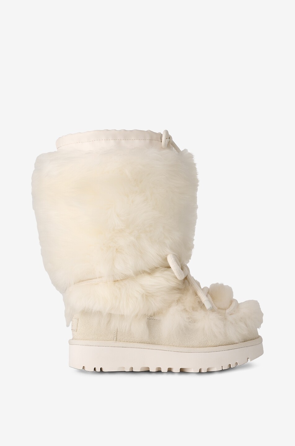 UGG Flache Schaffell-Stiefel Tall Chalet Damen WEISS 2