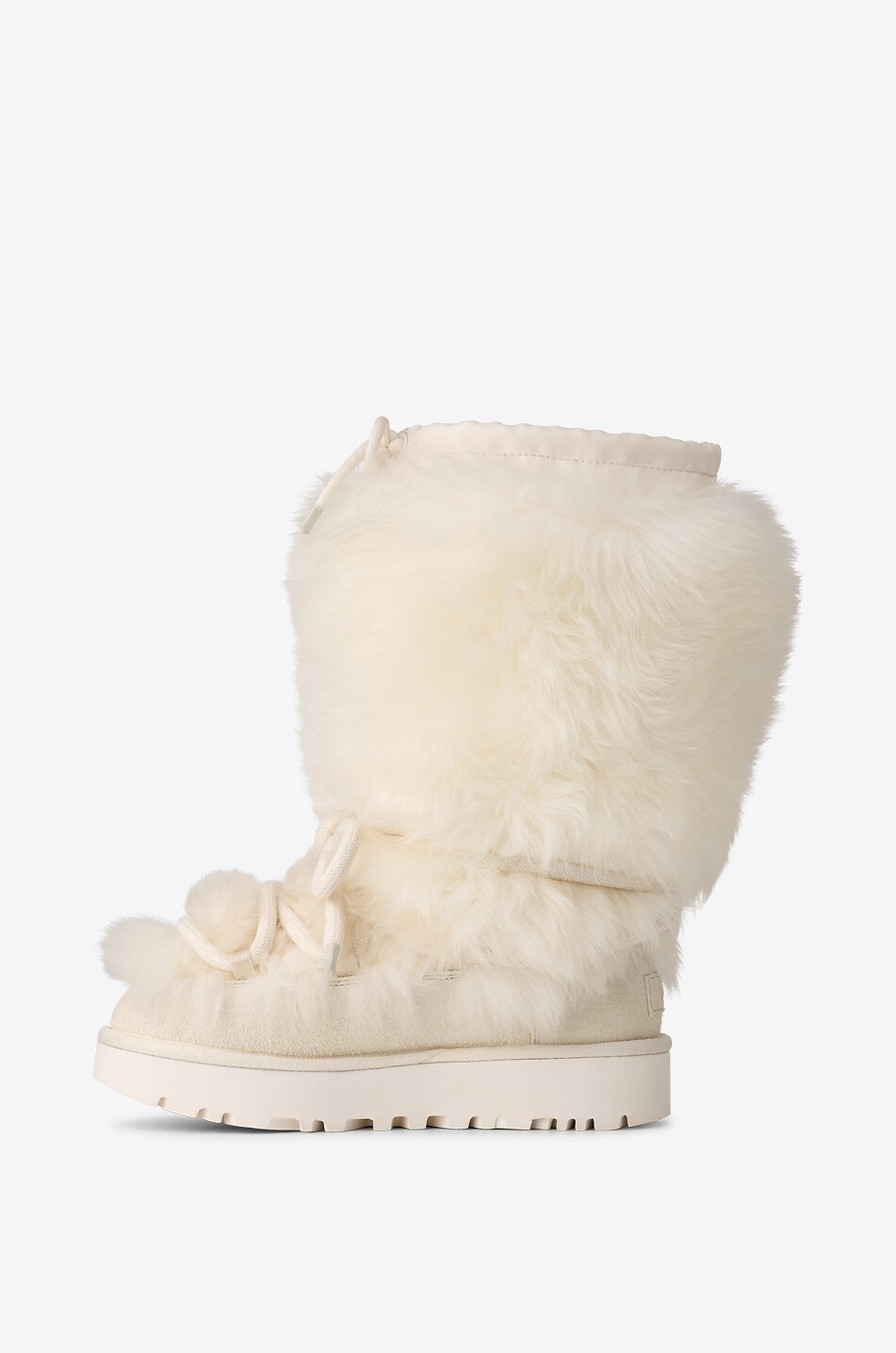 UGG Flache Schaffell-Stiefel Tall Chalet Damen WEISS 3