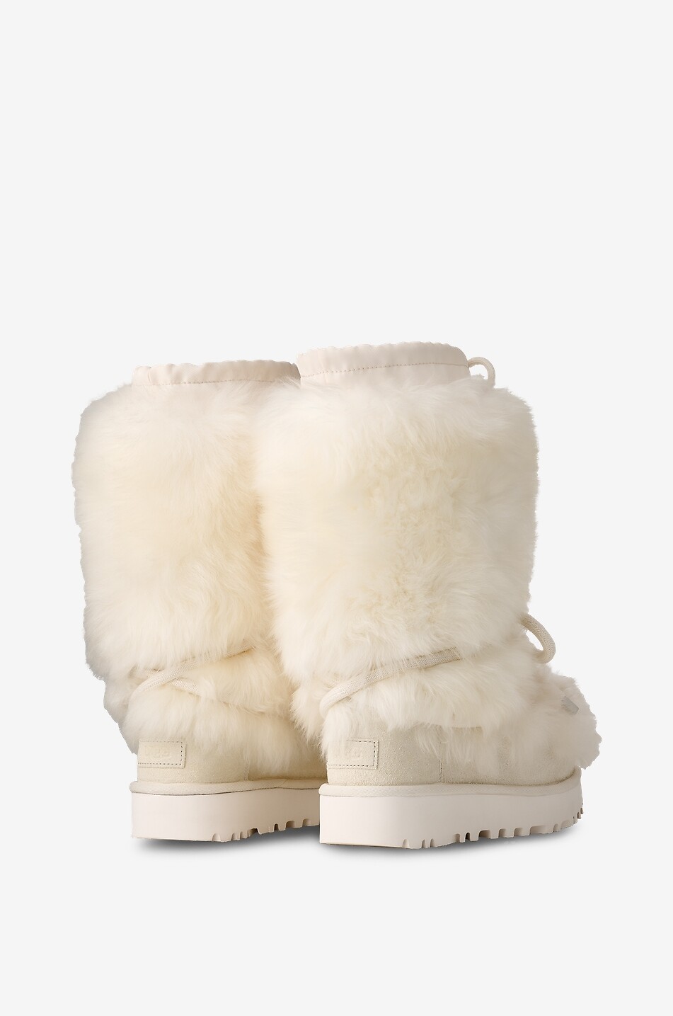 UGG Flache Schaffell-Stiefel Tall Chalet Damen WEISS 4