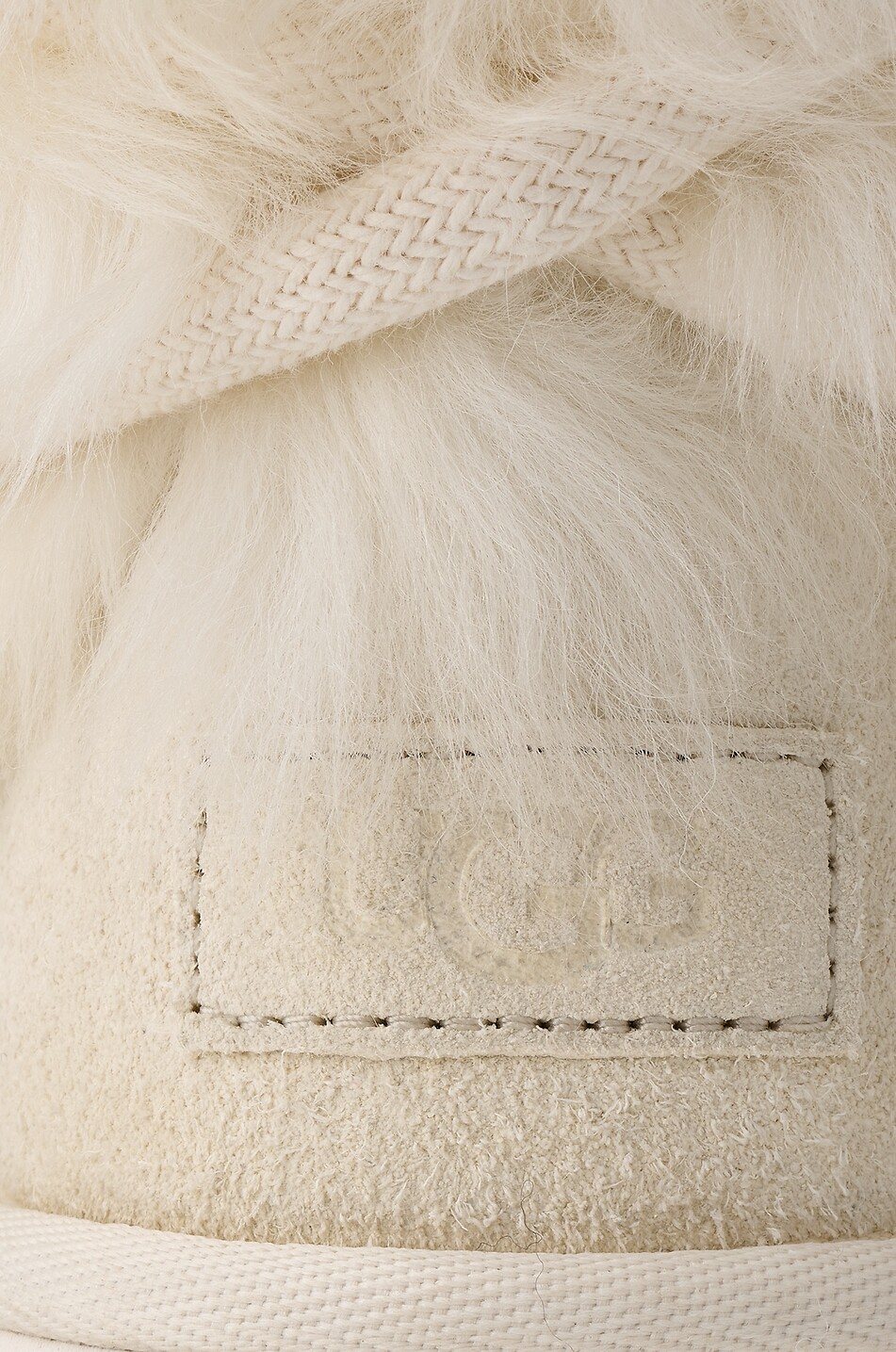 UGG Flache Schaffell-Stiefel Tall Chalet Damen WEISS 5