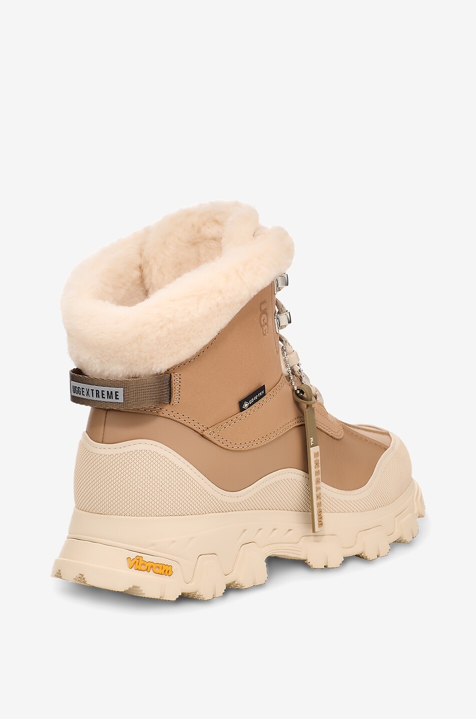 UGG Adirondack Meridian leather lined lace-up ankle boots Women BEIGE 4